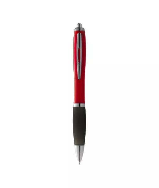 Nash-kuulakärkikynä, Värillinen Runko, Musta Grippi. Sininen Muste Punainen