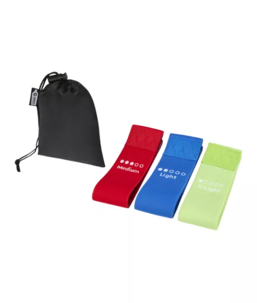 Olivia-jooganauhat (3) Kierrätetyssä Pet-pussissa Monivärinen