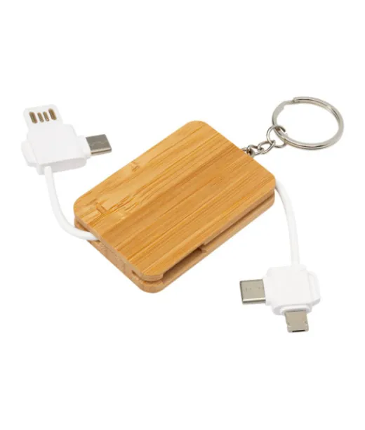 Reel Kuusiosainen Bambuavaimenperä-latauskaapeli