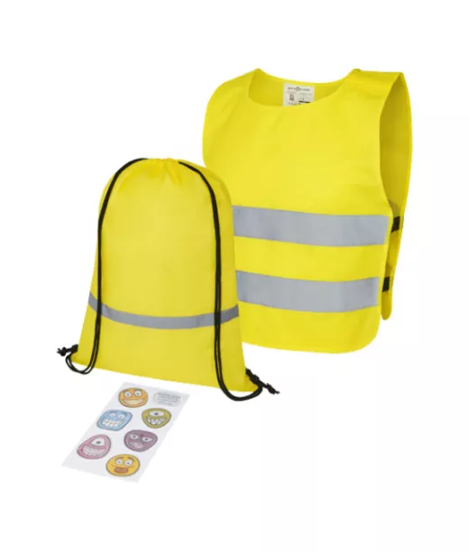 Rfx™ Benedikte Turvallisuus- Ja Näkyvyyssetti 3–6-vuotiaille Lapsille Neonkeltainen