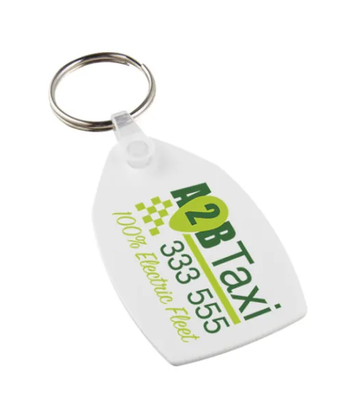 Tait Suorakaiteen Muotoinen Kierrätetty Avaimenperä