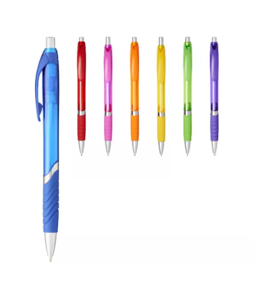 Turbo-kuulakärkikynä Läpikuultava Kumipidike Lime