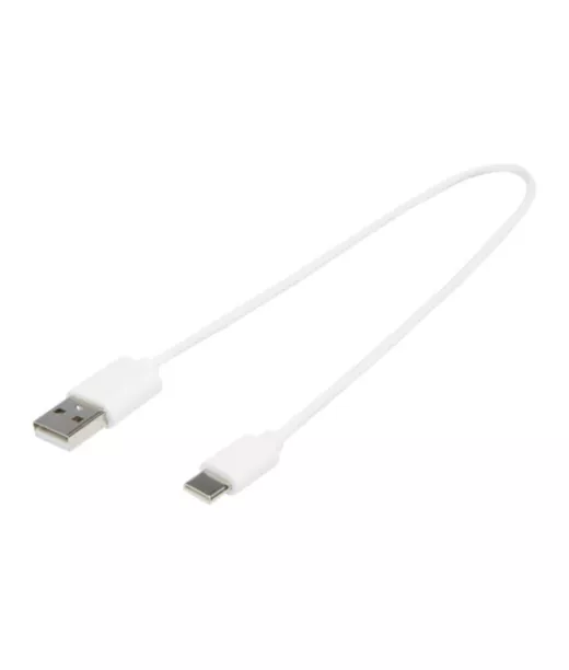 Usb-a – Type-c Tpe 2a -johto Valkoinen