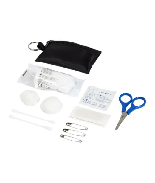 Valdemar-ensiapupussi Avaimenperällä, 16 Tarviketta