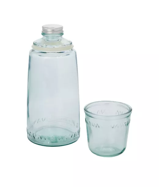 Vient 2-osainen Juomalasisetti Kierrätyslasista Kirkas Läpinäkyvä