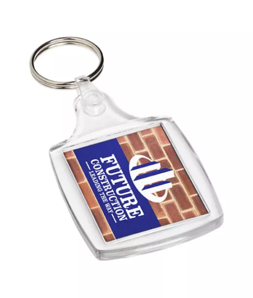 Vosa A6 -avaimenperä Muoviklipsillä Kirkas Läpinäkyvä