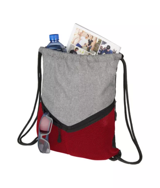 Voyager Kiristysnauhallinen Urheilukassi 6l Punainen / Harmaa