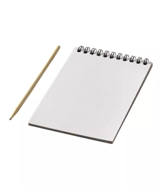 Waynon-raaputuslehtiö, Värikäs, Raaputuskynä Valkoinen