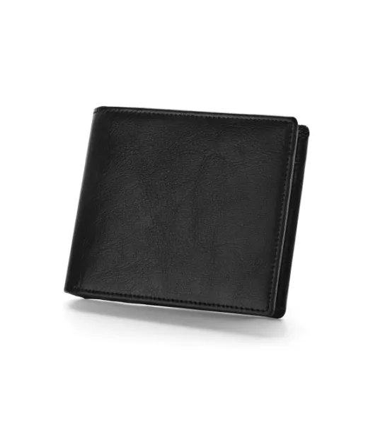 Affleck. Nahkainen Rfid-lompakko Musta