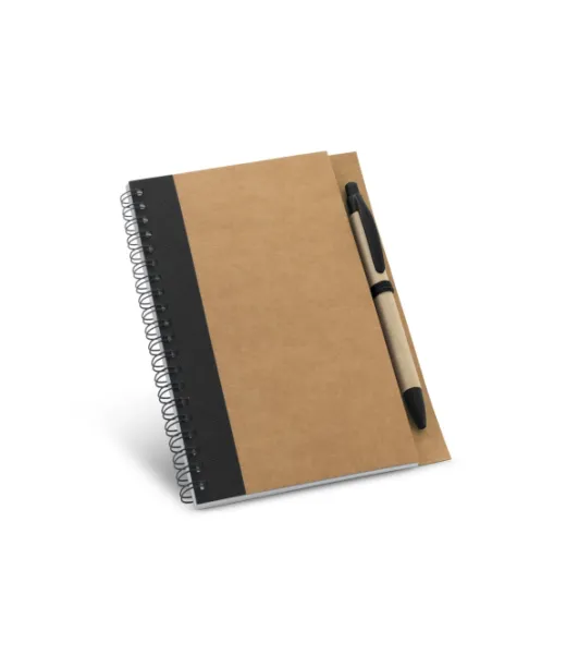 Asimov. B6 Spiraalimuistikirja. 120 Tyhjää Paperisivua Musta