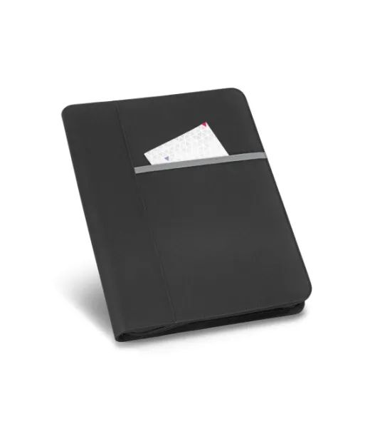 Auster. A4-kansio 600d-kankaasta, Jossa On Vuorattu Arkkipatja Vaaleanharmaa