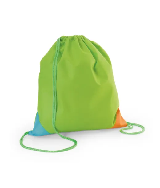 Bissaya. Kiristysnauha Laukku Kuitukankaasta Vaaleanvihreä