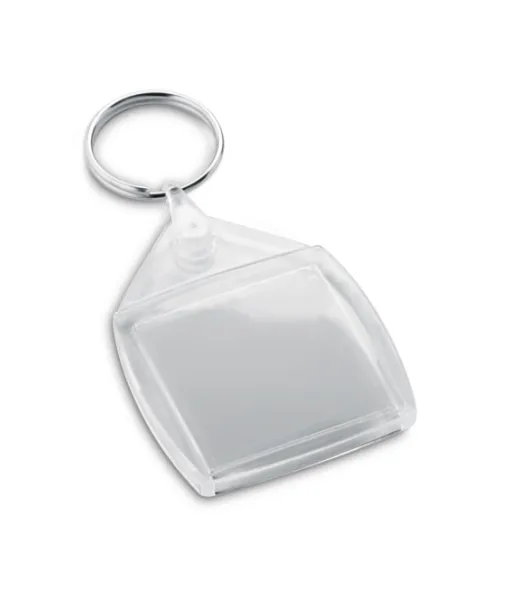 Bowen. Neliön Muotoinen Läpikuultava Ps-avaimenperä Läpinäkyvä