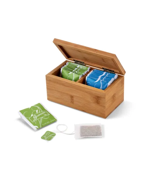 Burdock. Bambuinen Teelaatikko Natural