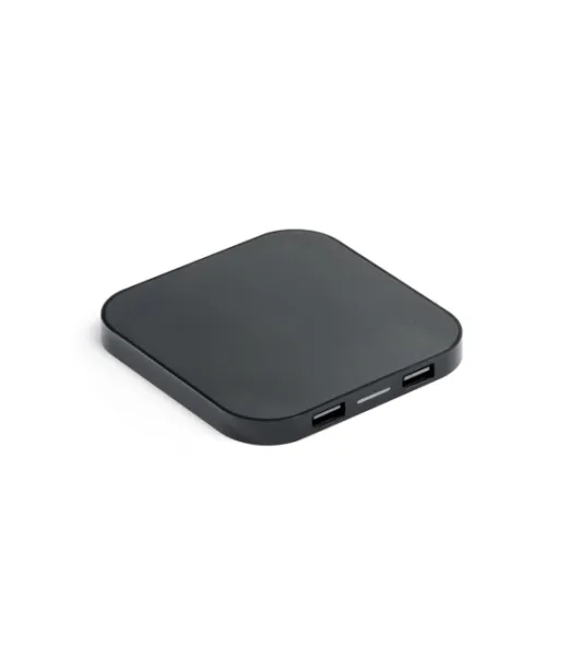 Caroline. Langaton Abs-laturi Ja Usb 2'0 -keskitin Musta