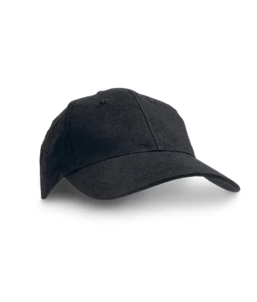 Christian. Canvas-lippalakki 100% Puuvillaa Musta