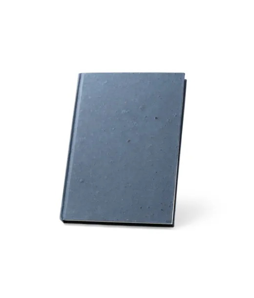 Coffeepad Rigid. A5-muistilehtiö, Jossa On Kahvinkuorijätteestä Valmistettu Kova Kansi (66%) Sininen