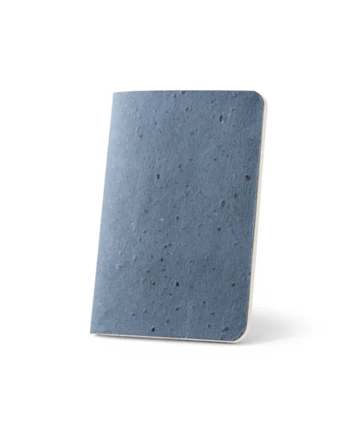 Coffeepad Soft. A6-muistilehtiö, Jonka Joustava Kansi On Valmistettu Kahvinkuorijätteestä (66%) Sininen