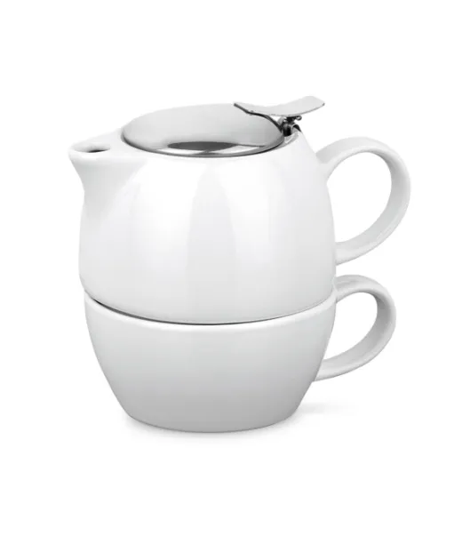 Cole. Posliini Teesetti 2 In 1 Valkoinen