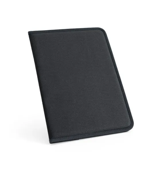 Cussler. A4-kansio 600d-kankaasta, Jossa On Vuorattu Arkkipatja Musta