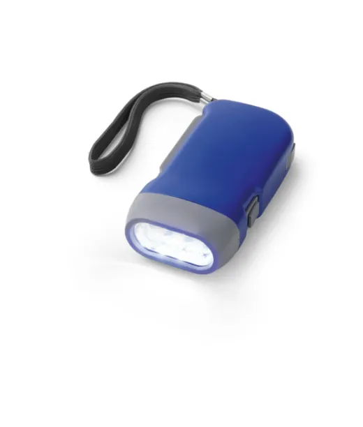 Eddie. Dynamo-taskulamppu 3 Led-valolla Sininen