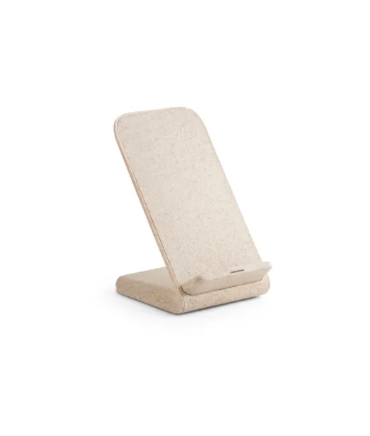 Englert. Vehnänolkikuitu Ja Abs Matkapuhelinteline Langattomalla Laturilla Natural