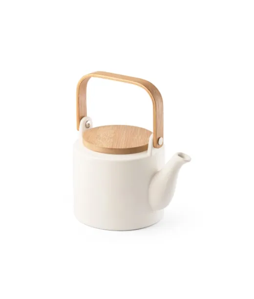 Glogg. 700 Ml Keraaminen Teekannu Luonnonvalkoinen