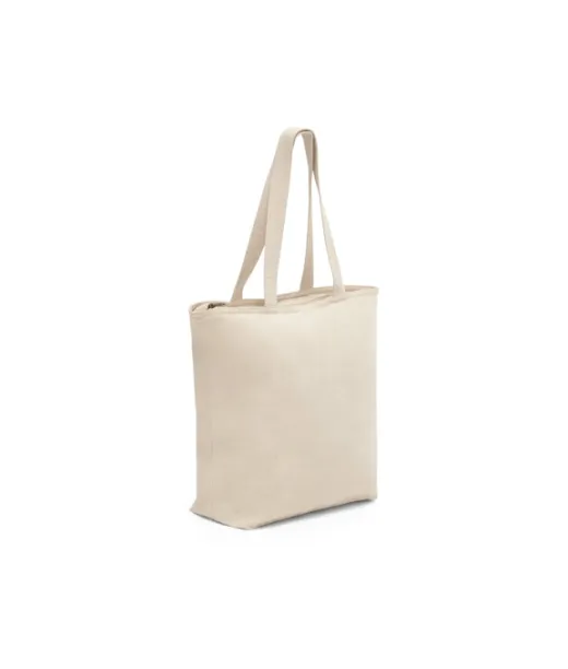 Hackney. Kassi Vetoketjulla 100% Puuvillaa (280 G/m²) Natural (vaalea)