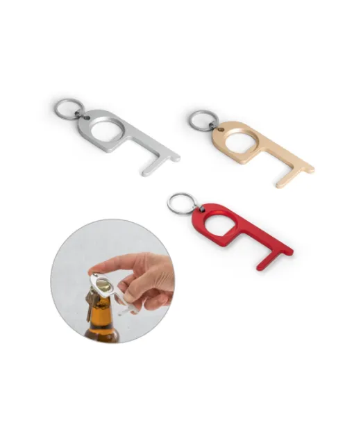 Handy. Alumiininen Avaimenperä Pullonavaajalla Sininen