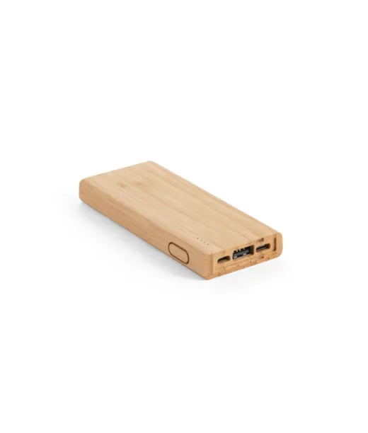 Kohn. 5000 Mah Kapasiteetin Kannettava Bambuakku Natural