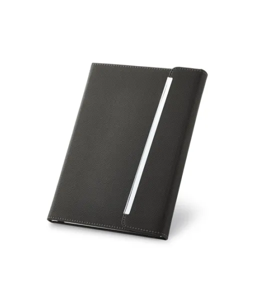 Lispector. A5-muistikirja Pu-materiaalista, Jossa On Magneettisuljenta Musta