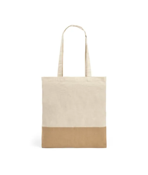 Mercat. 100% Puuvillainen Pussi (160 G/m²), Jossa On Juuttijäljitelmä Yksityiskohtia Natural