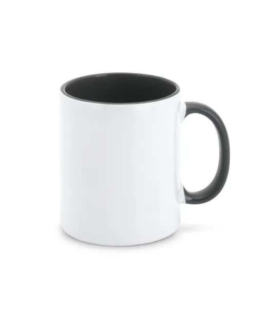 Mocha. Keraaminen Muki Ihanteellinen Sublimaatiota Varten Musta