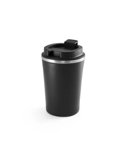 Phelps. Ruostumattomasta Teräksestä Ja Pp:stä Valmistettu Matkakuppi 470 Ml Musta