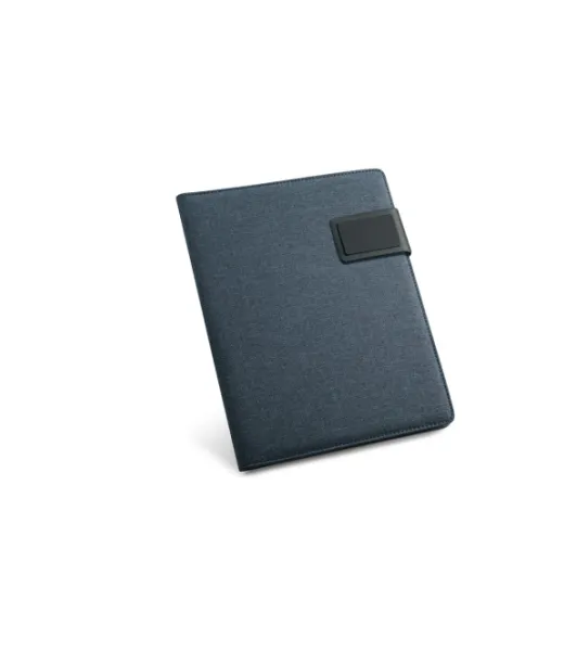 Pynchon. A5-kansio Pellavajäljitelmää Ja Pu:ta. Vuoratut Arkit Sininen