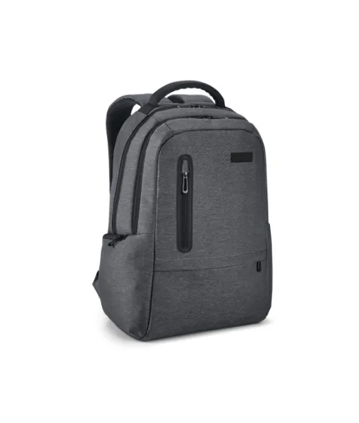 Spacio. Vedenpitävä 2tone Nylon 17'' Kannettava Tietokone Reppu Tummanharmaa