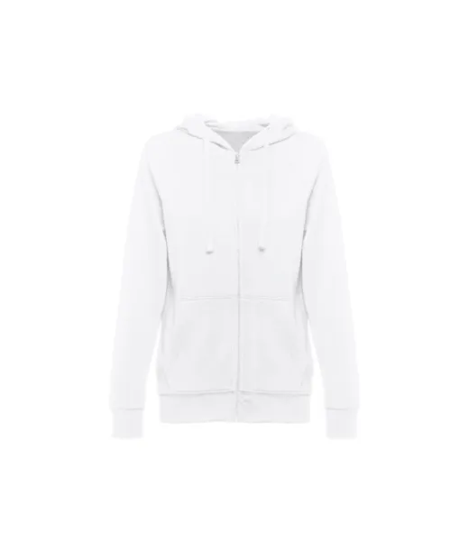 Thc Amsterdam Women Wh. Naisten Vetoketjullinen Huppari Valkoinen