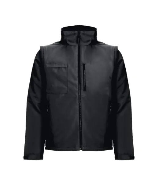 Thc Astana. Pehmustettu Polyesteritakki (unisex) Musta