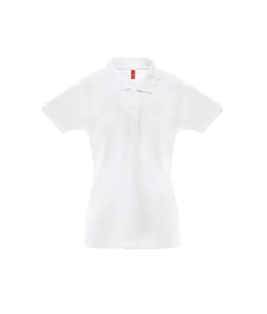 Thc Berlin Women Wh. Naisten Lyhythihainen Poolopaita Valkoinen