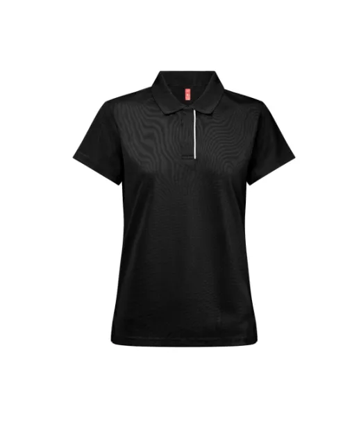 Thc Dynamic Women. Naisten Tekninen Poolo Musta