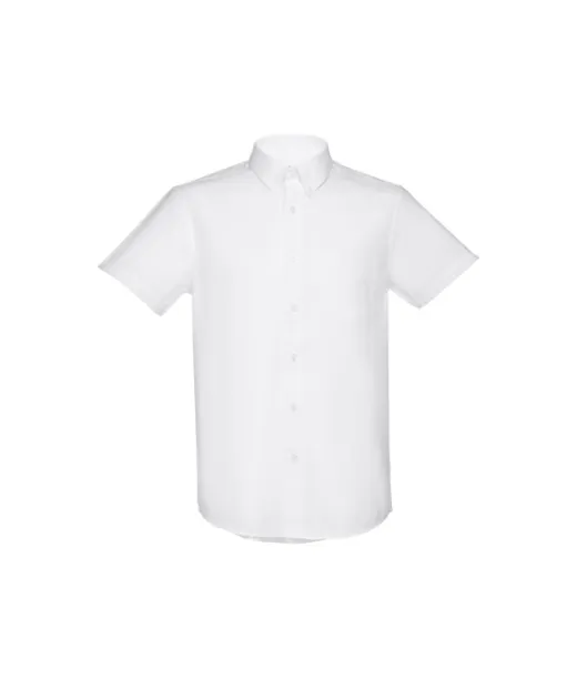 Thc London Wh. Miesten Lyhythihainen Oxford-paita. Valkoinen Väri Valkoinen