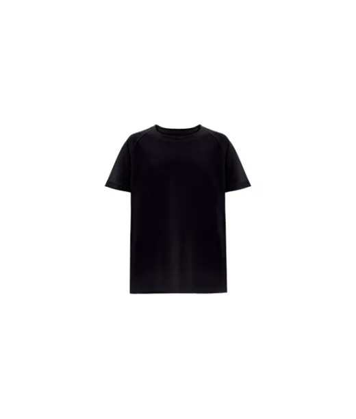 Thc Move Kids. Tekninen Lyhythihainen Polyesteri T-paita Lapsille Musta