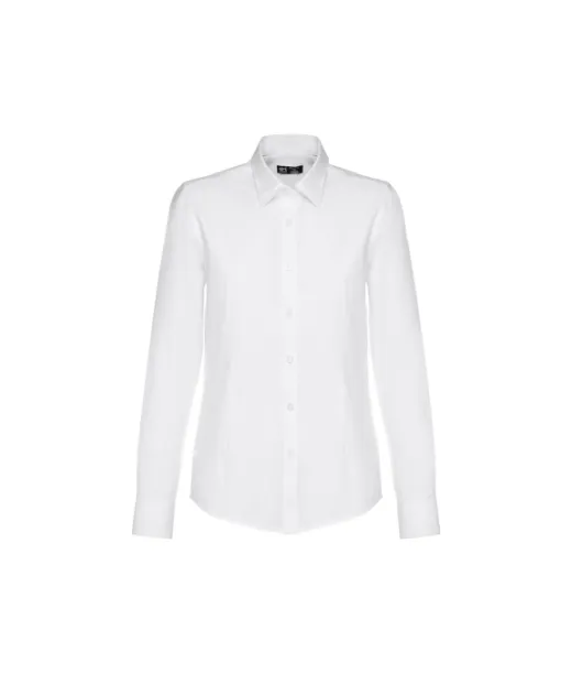 Thc Tokyo Women Wh. Pitkähihainen Oxford-paita Naisille. Valkoinen Väri Valkoinen