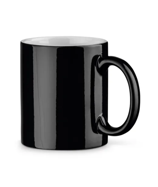 Wow. Keraaminen Muki Lämpöherkällä Lasitteella 350 Ml Musta