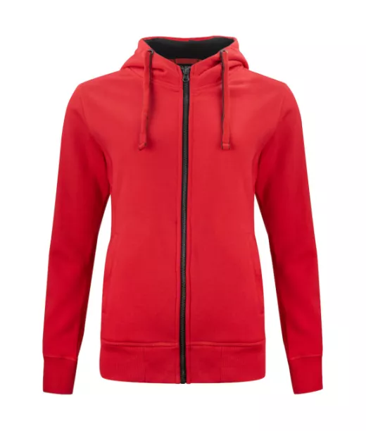 Clique Classic Hoody Full Zip Ladies Punainen