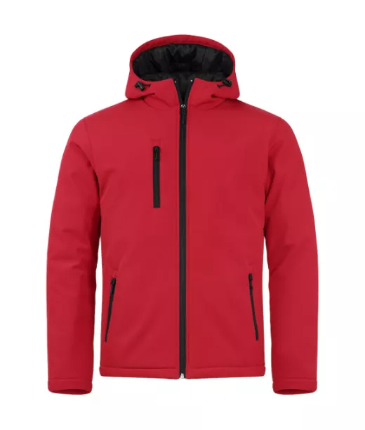 Clique Padded Hoody Softshell Punainen