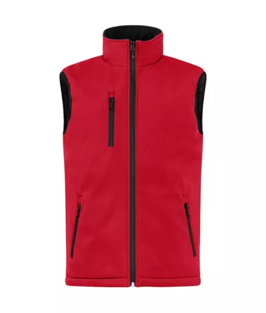 Clique Padded Softshell Vest Punainen