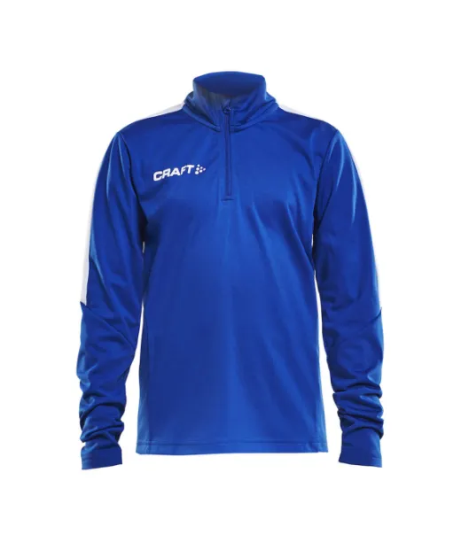 Craft Progress Halfzip Ls Tee Jr