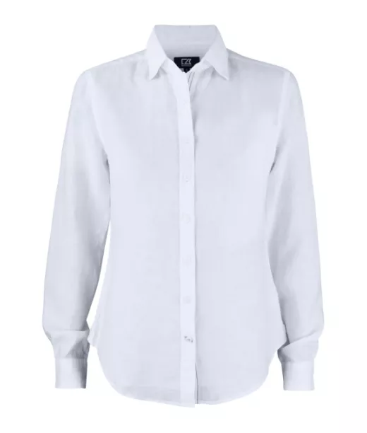 Cutterandbuck Summerland Linen Shirt Ladies Valkoinen