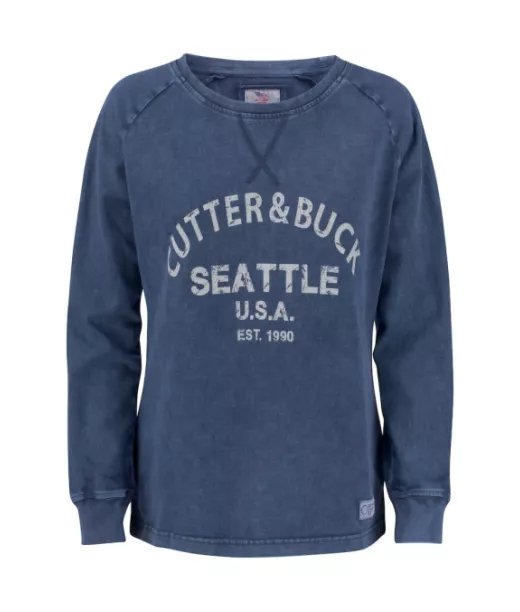 Cutterandbuck Thorp Denim Crew Ladies